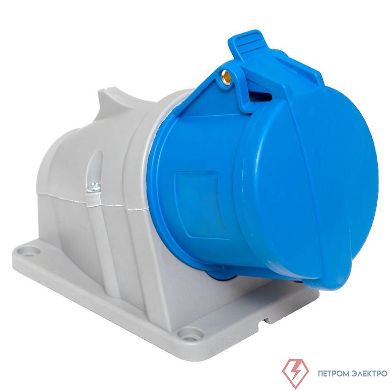 Розетка стационарная наружная 123 2Р+РЕ 32А 220В IP44 PROxima EKF ps-123-32-220-PRO