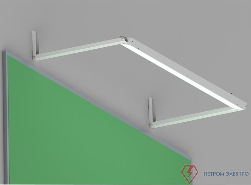 Светильник светодиодный VESTA SCHOOL-18/opal-sand-1223 18Вт 4000К IP20 2200лм с кронштейнами бел. CSVT ЦБ000018892