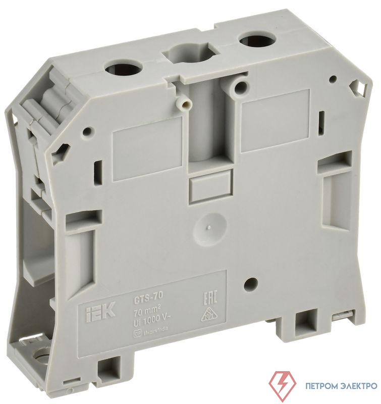 Колодка клеммная CTS 70кв.мм сер. IEK YCT10-00-K03-070