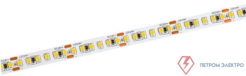 Лента светодиодная 2835-168LED 14Вт/м IP20 10мм 24В 3000К (уп.5м) IEK LSR6-1-168-20-1-05 0