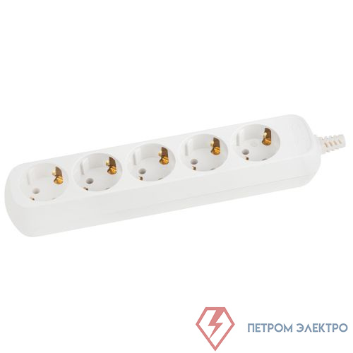 Колодка 5-м KX-5e с заземл. бел. Эра Б0071872