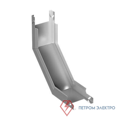 Угол для лотка вертикальный неперфорир. с поворотом вверх 90град. сталь 1.5мм ЛУВГуц200х65-90 оцинк. ASD-electric EI-11.03.51.036