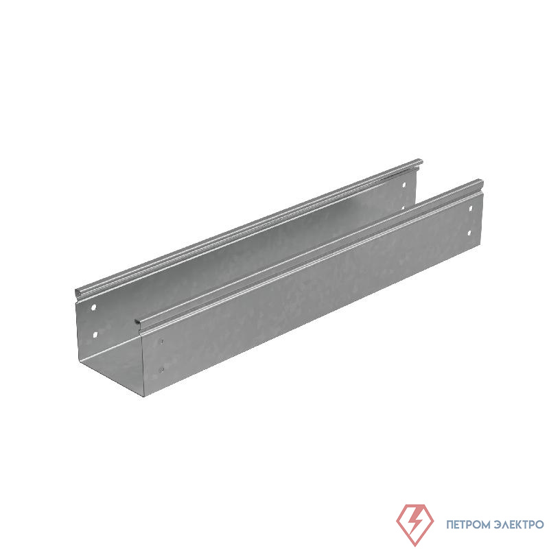 Лоток листовой неперфорированный 100х80 L2500 1мм "Стандарт ПЛЮС" LNEplus80-100-1.0-2500 INOX304 КМ PL12629