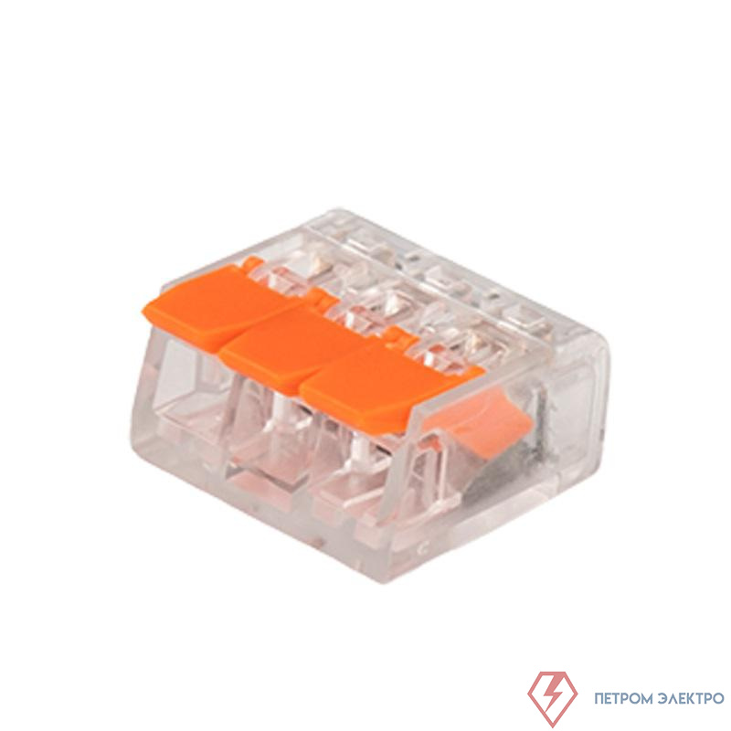 Клемма монтажная рычажного соединения PTC-3P 221-413 450В 32А 0.14-4.0кв.мм JazzWay 5050914