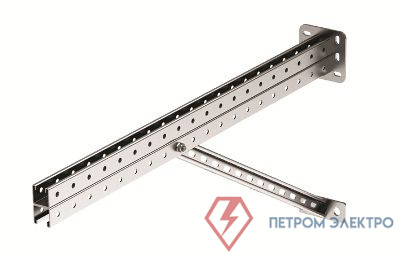 Консоль для тяжелых нагрузок осн.1000 сталь с укосиной гор. оцинк. DKC BBS4100HDZ