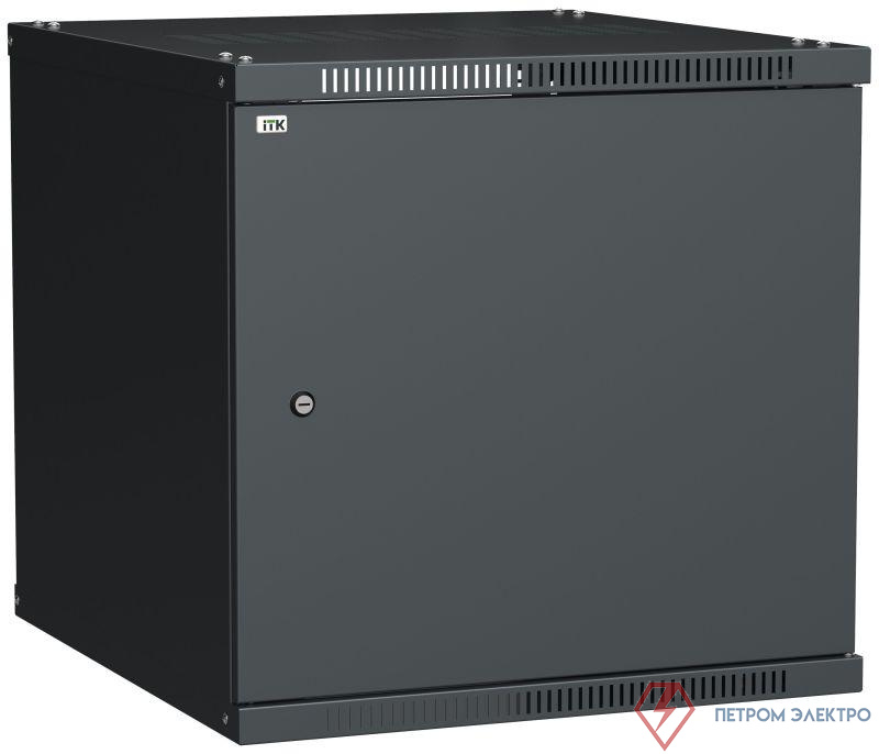 Шкаф LINEA WE 9U 600х650мм дверь металл черн. ITK LWE5-09U67-MF