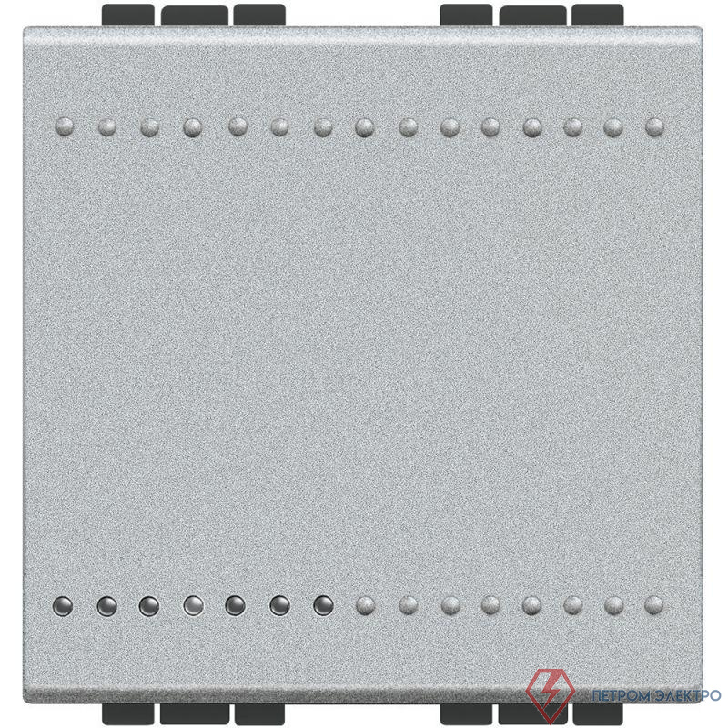 Выключатель 1-кл. 2мод. СП LivingLight 16А IP20 винтов. клеммы алюм. Leg BTC NT4001M2N