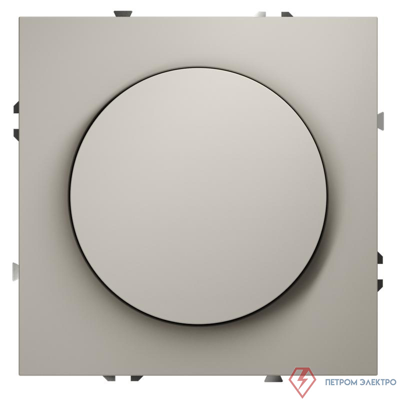 Светорегулятор поворотно-нажимной СП S70 600Вт механизм кашемир Voltum VLS070303