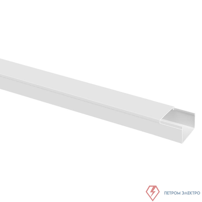 Кабель-канал 40х25 L2000 пластик бел. TOKOV ELECTRIC TKE-KK-40-25-2000-WH