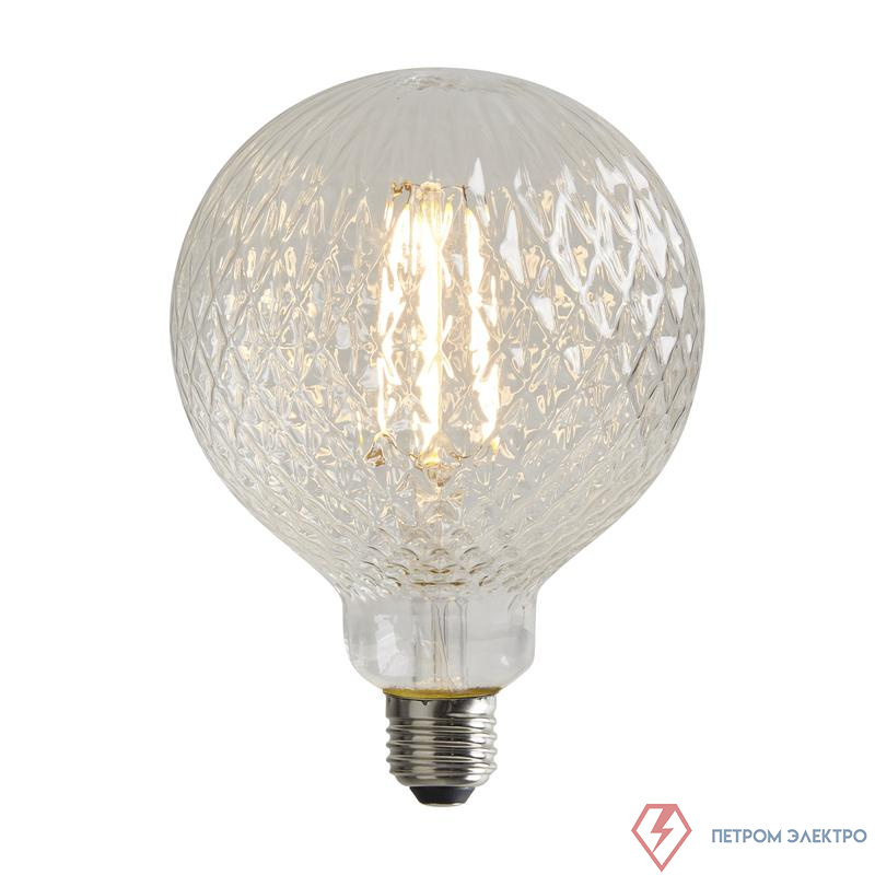 Лампа светодиодная филаментная Loft 271 YX-G125175LFFEC01 4Вт 2200К E27 DIM Voltega 8574
