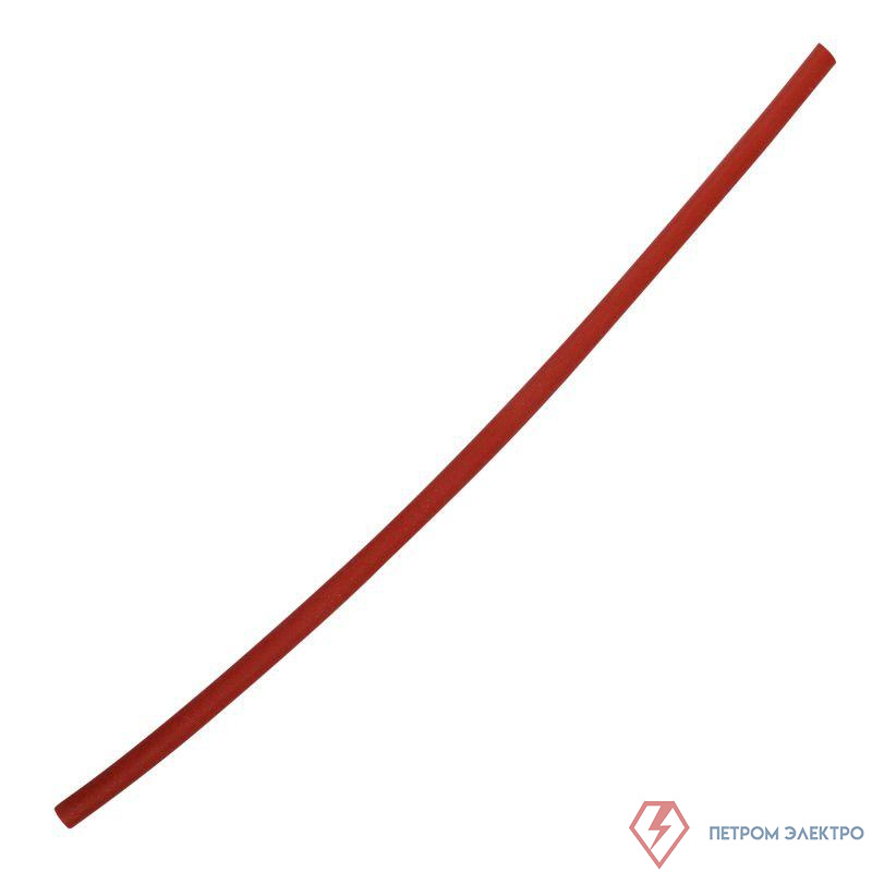 Трубка термоусадочная двустенная клеевая 3/1 (3:1) красн. 1м (уп.10шт) Rexant 26-3004