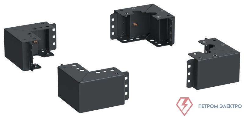Уголок цоколя h=100мм черн. LINEA S (уп.4шт) ITK LS-BC05-B0-01