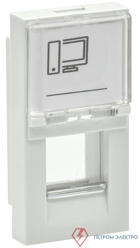 Панель лицевая 1мод. Keystone бел. PRIMER IEK PR-KK40D-PLK-0-1-K01