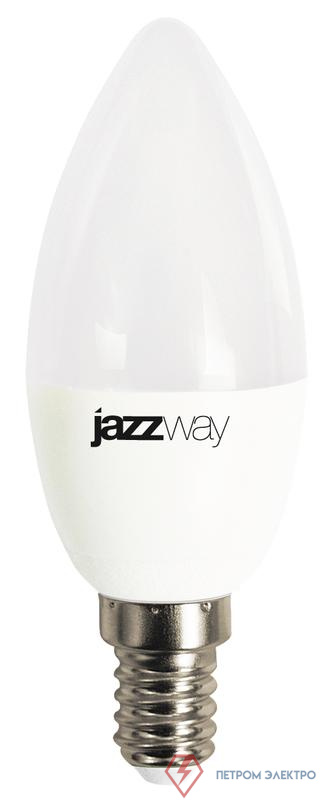 Лампа светодиодная PLED-LX 8Вт C37 свеча матовая 4000К нейтр. бел. E14 JazzWay 5025271