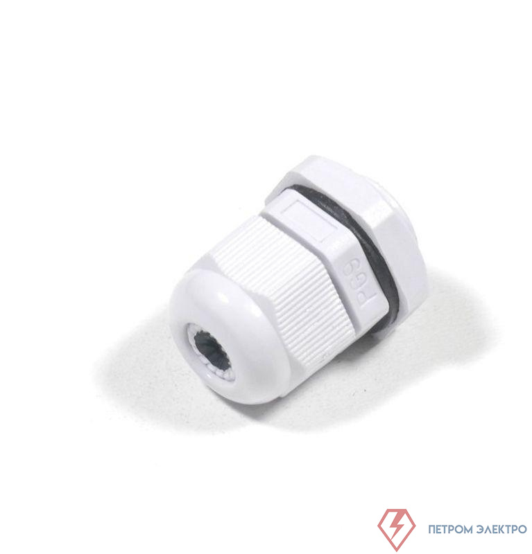 Сальник PG9 d4-8мм IP68 пластик. сер. ГОФРОМАТИК zeta30881