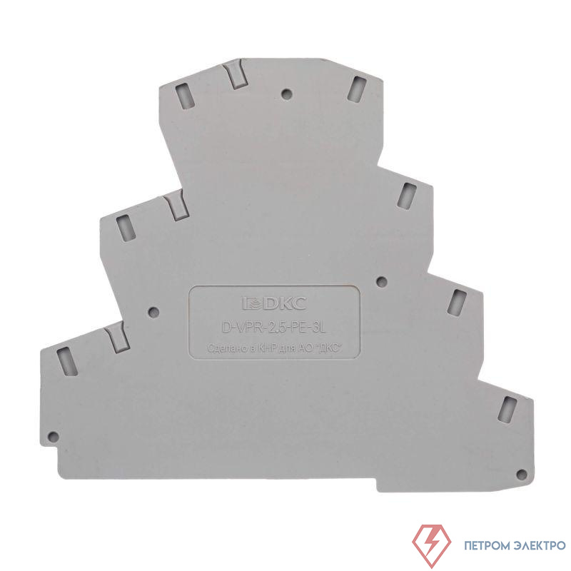Изолятор торцевой для клеммы VPR-2.5-PE-3L DKC D-VPR-2.5-PE-3L