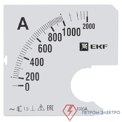Шкала сменная для A961 1000/5А-1.5 PROxima EKF s-a961-1000