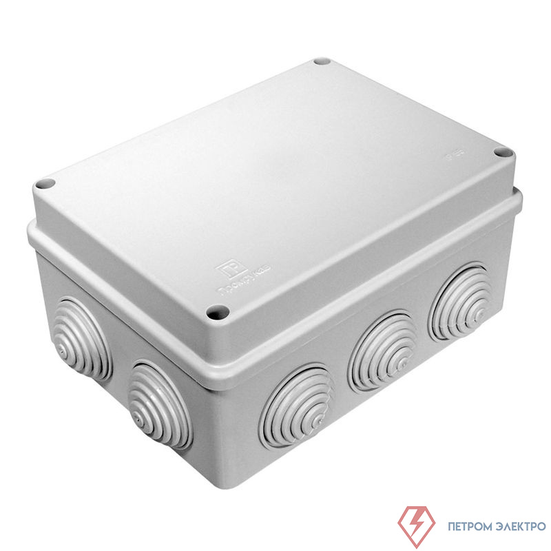 Коробка распределительная ОП 150х110х70мм безгалоген. (HF) атмосф. Промрукав 40-0315