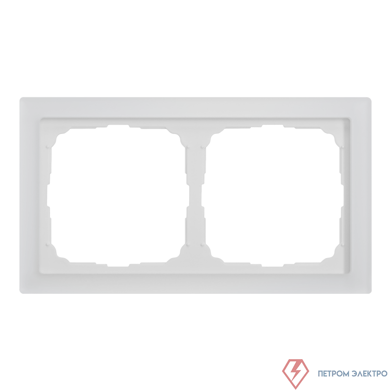 Рамка 2-м ArtGallery Pure матов. органич. стекло бел. SE GAL330102