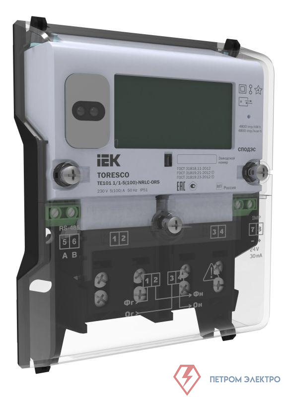 Счетчик TE101 1/1-5(100)-NRLC-OF TORESCO IEK TR-TE101-100-1-F