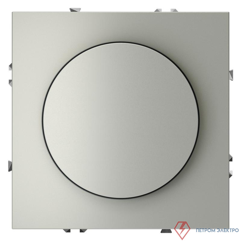 Светорегулятор поворотно-нажимной СП S70 600Вт механизм сталь Voltum VLS070305