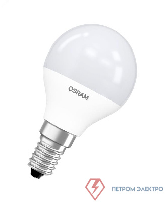 Лампа светодиодная LED Star 9Вт шар 4000К E14 806лм (замена 75Вт) OSRAM 4058075696174