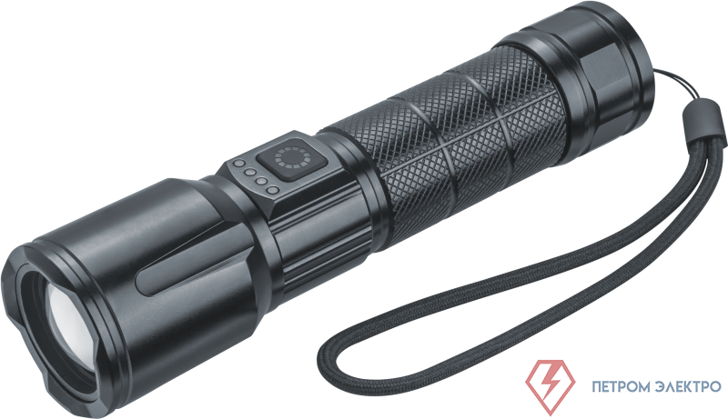 Фонарь аккумуляторный ручной 95 660 NPT-CM20-ACCU алюм. 3 реж 1LED 10Вт Li-ion 4.2В 1200мАч Navigator 95660