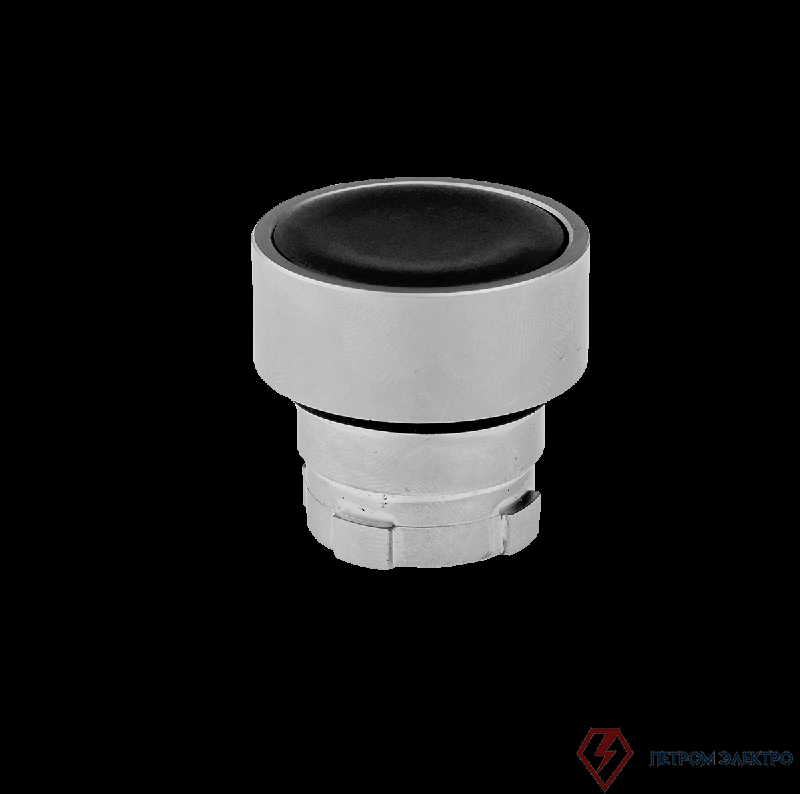 Головка кнопки плоская мет. MTB2-BA2 черн. ОВЕН 43149