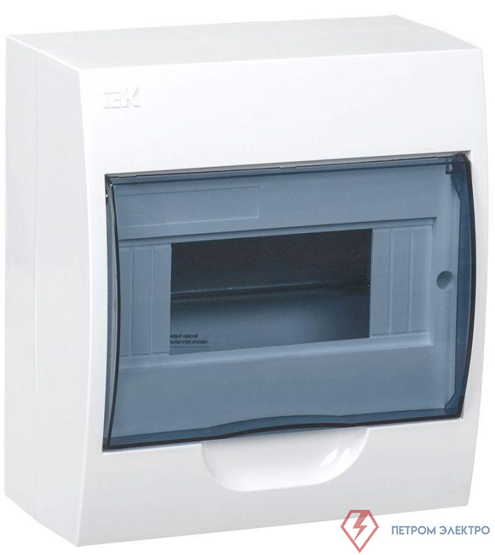 Корпус навесной ЩРН-П-8 Krepta 3 IP41 пластик. бел. IEK MKP12-N-08-40-20