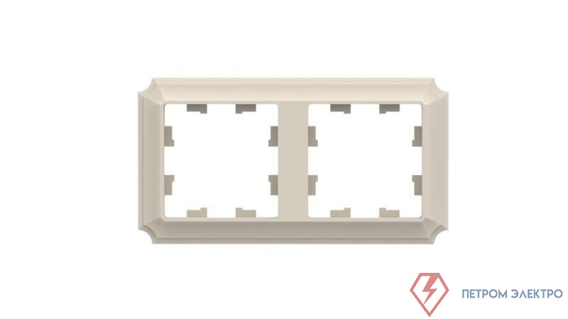 Рамка 2-м AtlasDesign Antique универс. беж. SE ATN100202