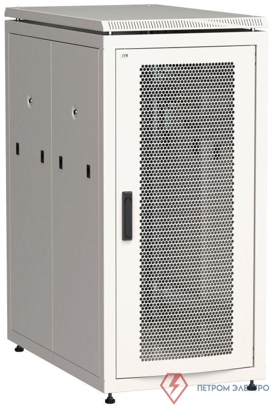 Шкаф сетевой LINEA N 19дюйм 28U 600х1000мм перфорир. передн. дверь сер. ITK LN35-28U61-P