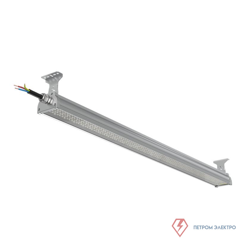 Светильник светодиодный ДСП WP 24 C 120W W 840 L1200 EL SI CL 1280х100х85мм 120Вт 4000К IP66 пылевлагозащ. Русский Свет 27072423969