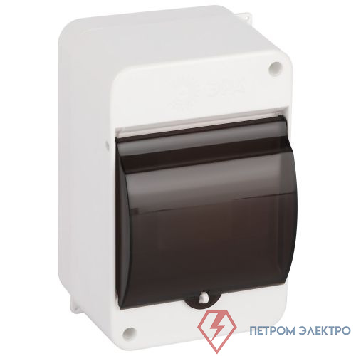Корпус навесной SIMPLE КМПн 1/4 IP30 пластик.; прозр. крышка; бел. kmpn1.4t Эра Б0069239