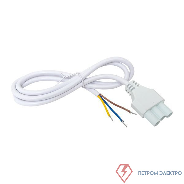 Кабель для подключения светодиодных линейных светильников ДБО-60/120/150 1м 3х0.75 бел. EKF ASC-W-1-LBL