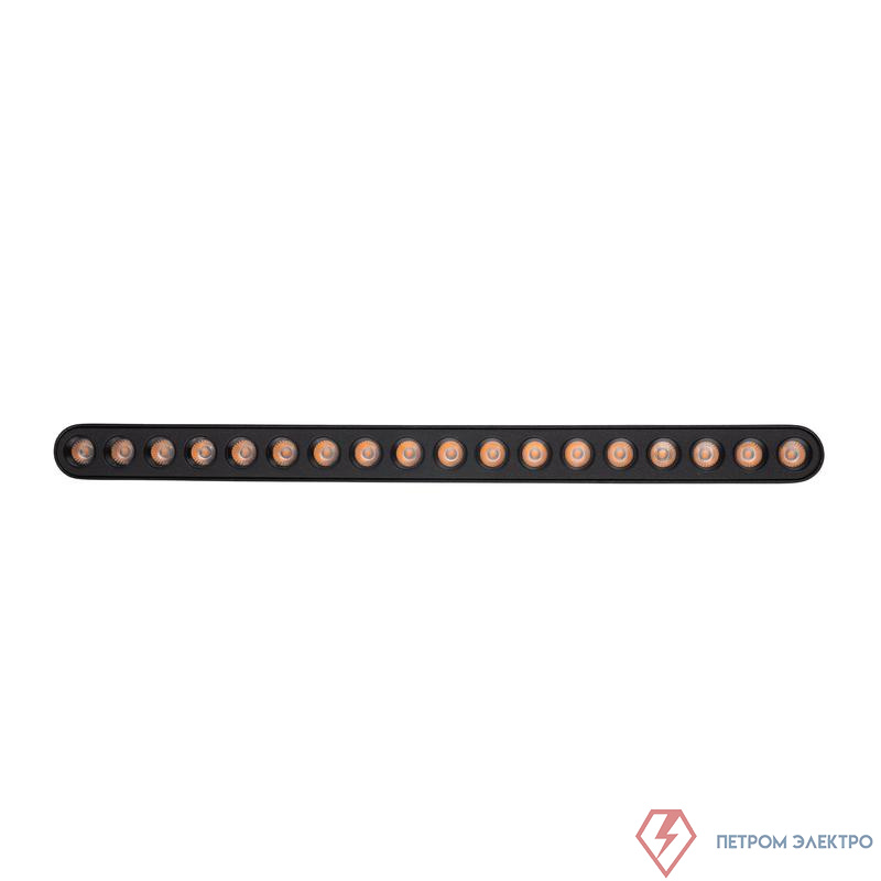 Светильник светодиодный трековый MTR16 1218 18Вт 3000К IP20 spot 36град. BL низковольтный черн. Pro JazzWay 5056336