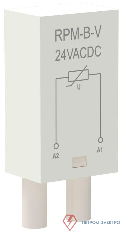 Модуль защиты для реле варистор 24В ACDC ONI RPM-B-V-ACDC24V