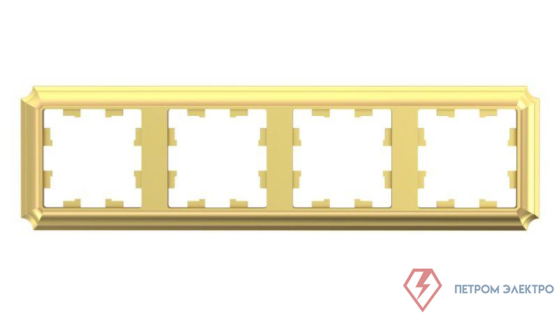 Рамка 4-м AtlasDesign Antique универс. зол. SE ATN101604