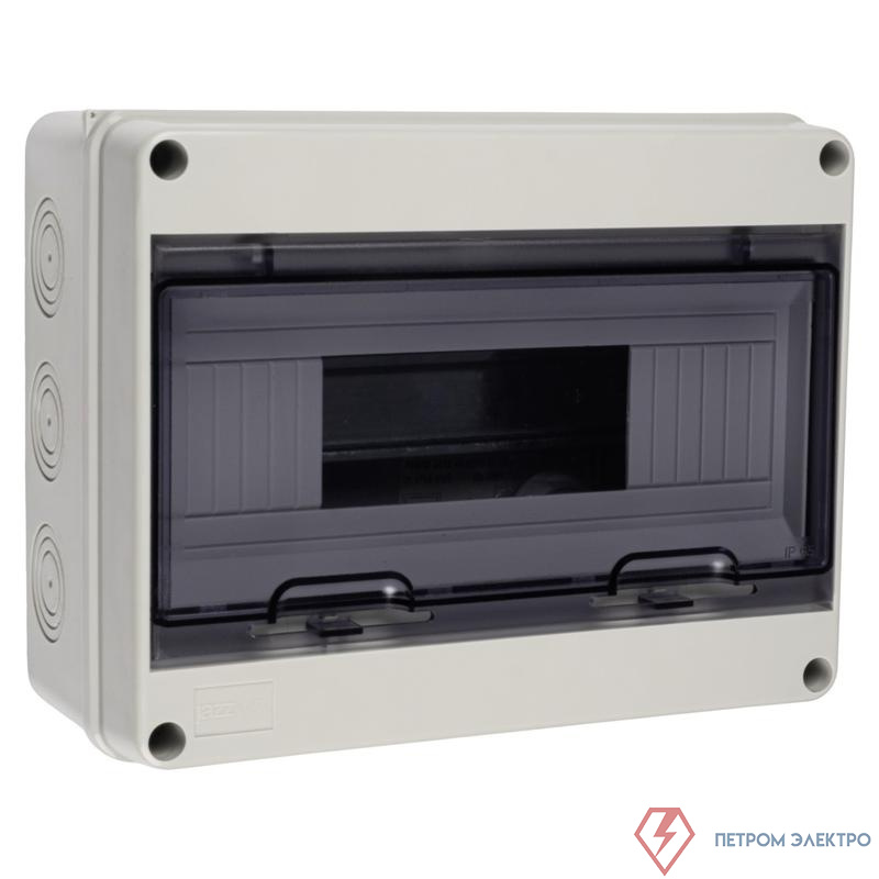 Бокс модульный накладной PDB/W 4012 GR (ЩРН-ПГ-12) IP65 пластик. Pro JazzWay 5072084