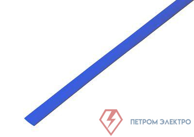 Трубка термоусадочная ТУТ нг 8.0/4.0 син. 1м REXANT 20-8005