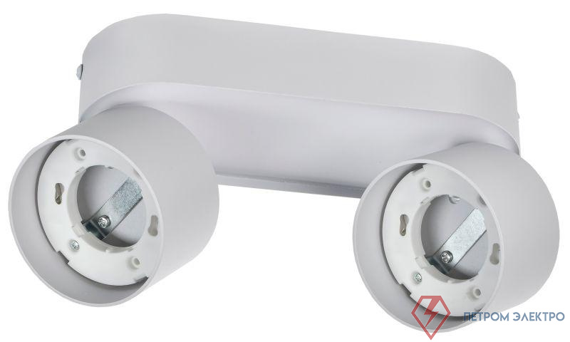 Светильник 4042 настенно-потолочн. 2хGX53 бел. IEK LT-USB0-4042-GX53-1-K01