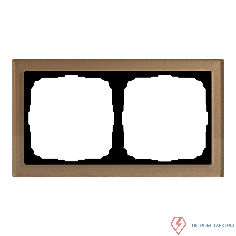 Рамка 2-м ArtGallery Pure органич. стекло шампань SE GAL320502