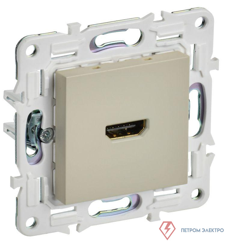Розетка HDMI SKANDY SK-H01B беж. IEK SK-H10-K10