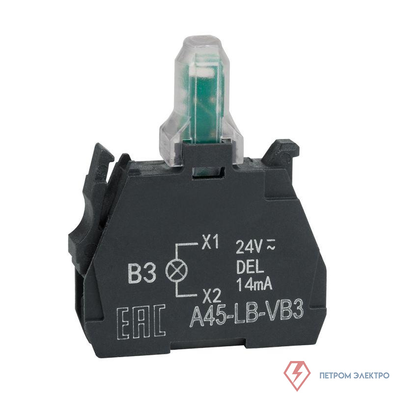 Блок световой OptiSignal D22 A45-LB-VM3 зел. 230-240VAC ZBVM3 КЭАЗ 332208