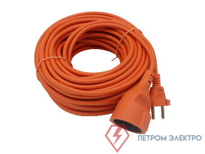 Удлинитель-шнур 1х20м без заземл. 6А IP20 2х0.75 TOKOV ELECTRIC TKE-SS20-075