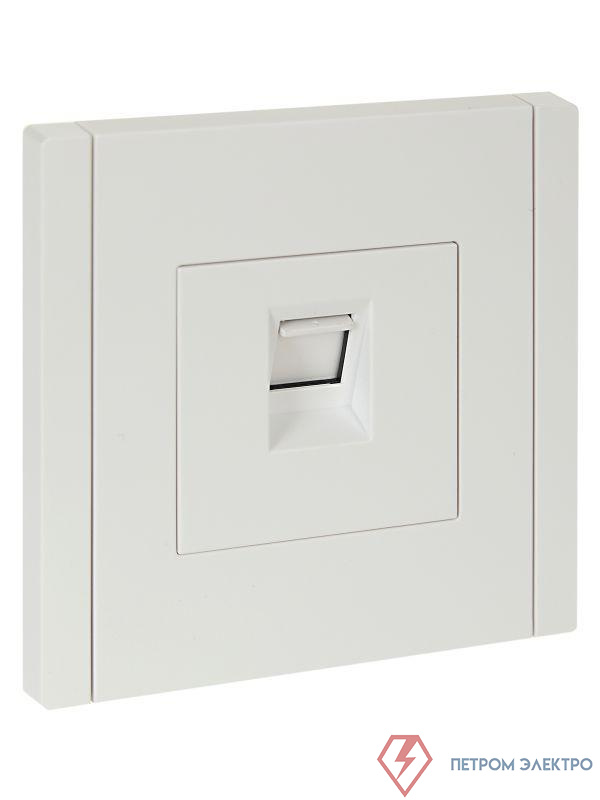 Розетка компьютерная RJ45 кат.5E FORTE&PIANO FP232 бел. IEK FP-K10-1-K01