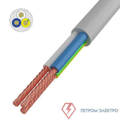 Провод ПВС 3x1.0 Б (уп.5м) Rexant 01-8044-5