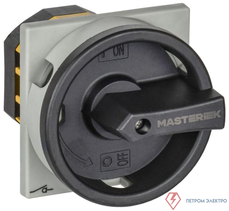 Переключатель кулачковый 10А (сх. 10) закрытая рукоятка IEK MI-CS11-010-010