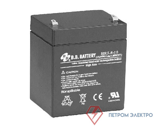 Аккумулятор 12В 5.5А.ч HR 5.8-12 B.B. Battery