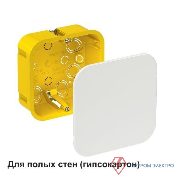 Коробка распределительная 100х100х50мм для полых стен DIY SE IMT351611
