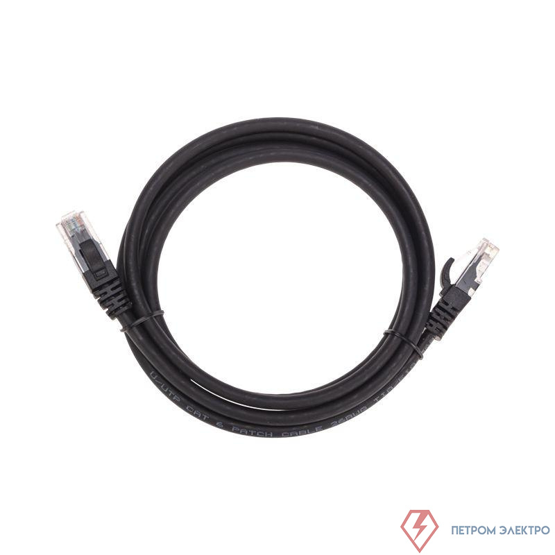 Патч-корд U/UTP CAT 6 RJ45-RJ45 26AWG LSZH черн. 1.5м Rexant 02-0292-105